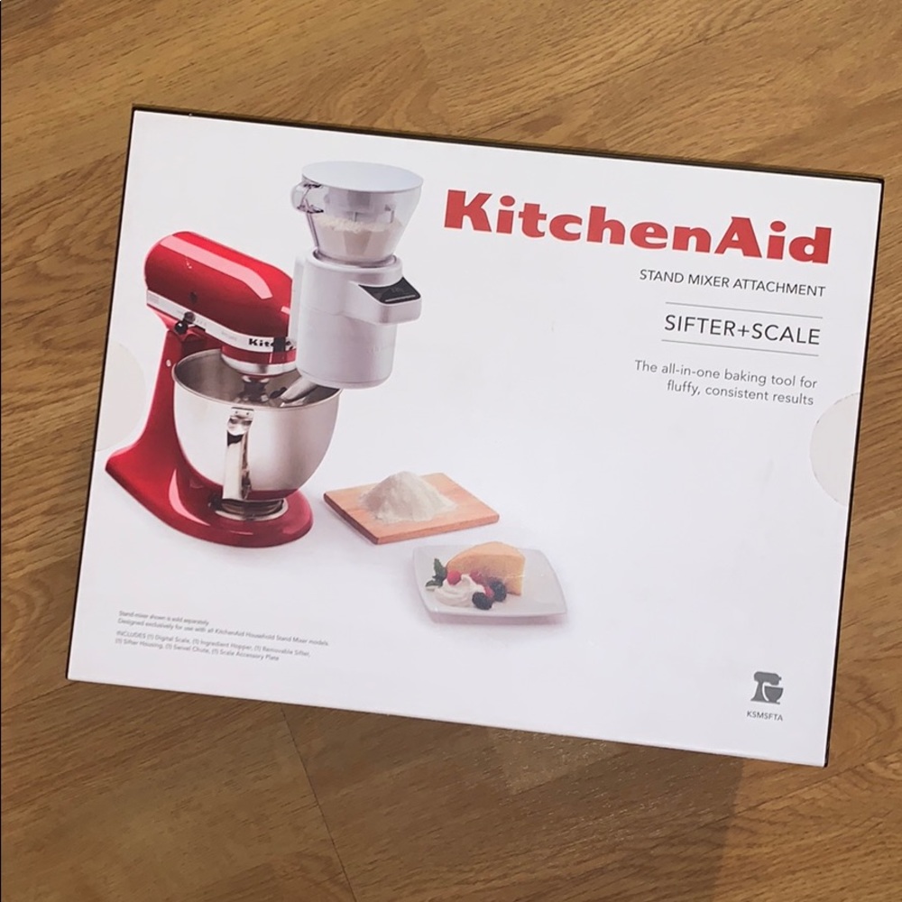 KitchenAid Sifter + Scale Stand Mixer Attachment